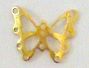  Nail Charm Gold Butterfly Big 