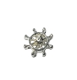  Nail Gem Boat Wheel Silver Small 