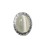  Nail Gem Oval Large White Bead XLarge 