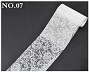  Foil White Lace 7 1 ROLL 