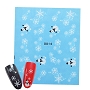  Nail Water Decal Snowman Flakes 1 Sheet 