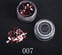  Nail Sequins Multi Black Red 07 1.5 g 