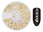  Metal Shapes Gold Assort. 7 Wheel 