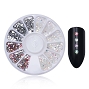  Rhinestone Slv Pnk Wht Clr AB Wheel 