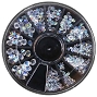  Rhinestone Glass AB Pointed 1 Wheel 