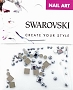  Swarovski Mixed Square L Chrome 57 pcs/Bag 
