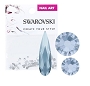  Swarovski Mixed Raindrop Blue S 51 pcs/Bag 