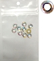  Nail Gem Ring Crystal AB Large 10/Pack 