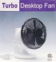  Mini Turbo Desktop Fan Black 