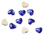  Gem Stone Heart Sapphire 10/Pack 
