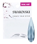  Swarovski Raindrop Blue Shade 6/Pack 