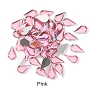  Rhinestone Teardrop Pink 100/Pack 