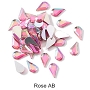  Rhinestone Teardrop Rose AB 100/Pack 