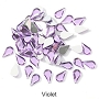  Rhinestone Teardrop Violet 100/Pack 
