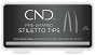  CND Stiletto Tips Clear 100/Box 
