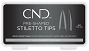  CND Stiletto Tips Clear 360/Box 