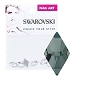  Swarovski Rhombus Blk Dmnd 6pcs/Bag 