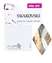  Swarovski Rhombus Gld Shdw 4pcs/Bag 