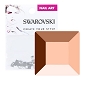  Swarovski Square Rose Gold 3mm 20pcs/Bag 