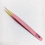  Tweezer Lash Ext Pointed PNK 