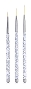  BP Liner Brushes White Long 3/Pack 