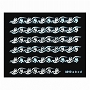  Berkeley 3D Nail Decal A010 