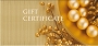  Gift Certificate Gold Beads 