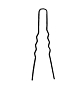  Dannyco Hairpins Brown 1 3/4" 