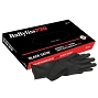  Dannyco Gloves Satin BLK L 10/Box 