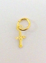  Nail Ring Gold Cross 