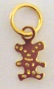  Nail Ring Gold Teddy Bear 