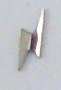  Nail Charm Silver Bolt 