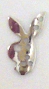  Nail Charm Silver Playboy Bunny 