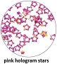  Art Club Hologram Stars Pink 