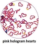  Art Club Hologram Hearts Pink 