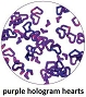  Art Club Hologram Hearts Purple 