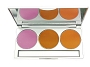  Kryolan Trio Blusher Palette 