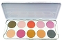  Kryolan Blusher 10 Colors Palette 