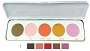  Kryolan Blusher 5 Colors MATT Palette 