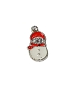  Nail Gem Snowman Red Hat Large 