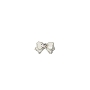  Nail Gem Bow White and Tails Medium 