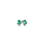  Nail Gem Bow Green and Tails Medium 