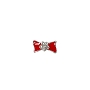  Nail Gem Bow Red Flower Stones Large 