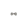  Nail Gem Bow Silver Style 7 Small 