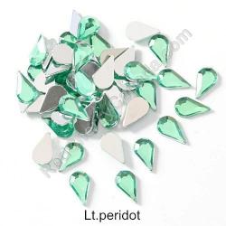  Rhinestone Teardrop Peridot 100/Pack 