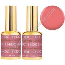  Gel DC 114 Coral Nude x2 2 Gel Combo 