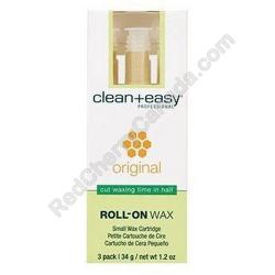  clean+easy Roll on Wax Small 3/Pack 