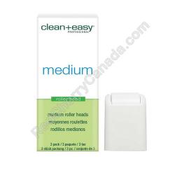  clean+easy Roller Heads Medium 3/Pack 