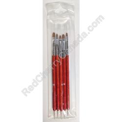  GND Brush and Dotter Brown 5pcs/Set 