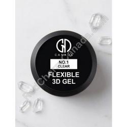  GND Flexible 3D Gel No.1 Clear 1 oz 